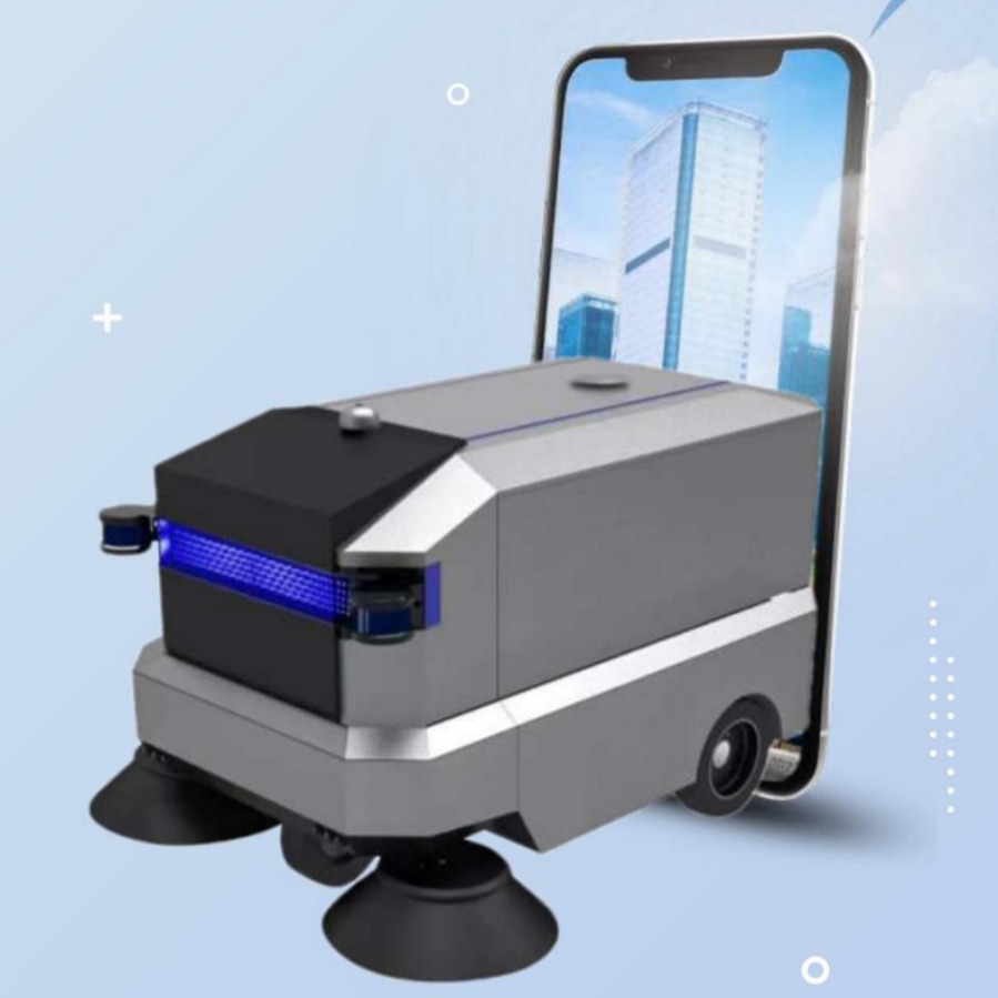 Fábrica, parque, escuela, limpieza automática no tripulada al aire libre, rociadores de basura, camión de limpieza no tripulado C140