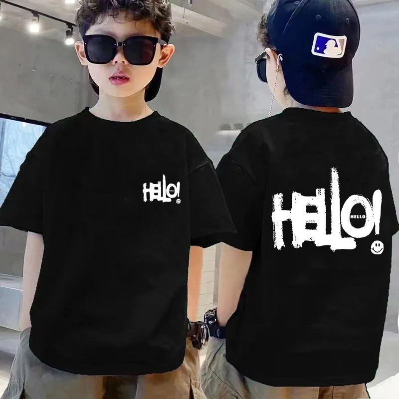 国境を越えた貿易人気子供服男の子Tシャツ半袖夏子供中大型男の子トップス半袖夏服トレンド