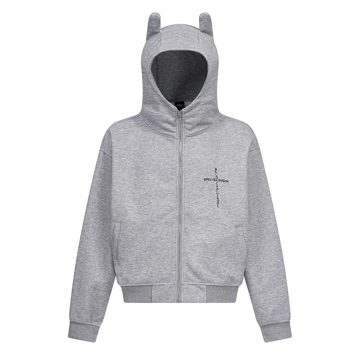 Jiayiku Roupas Masculinas 2025 Novo Estilo Americano de Rua Moletom com Capuz Primavera e Outono Orelhas de Diabinho Cardigã Lavado com Zíper_voghion.com