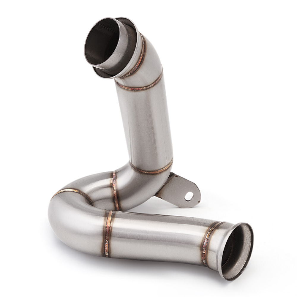 Duke790 Exhaust Pipe Modification to Remove Drum with Drum Middle Section Chunfeng 800Mt 790Adv 890R Non-Destructive Installation