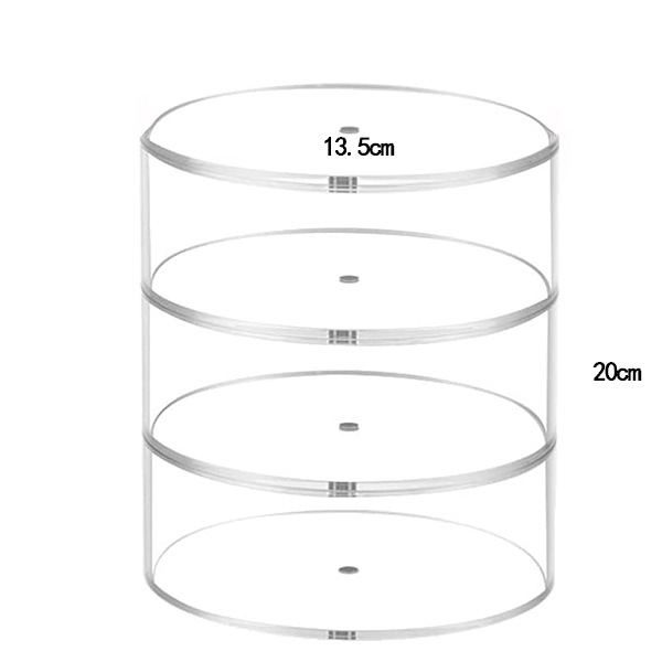 둥근 상자 3개 층