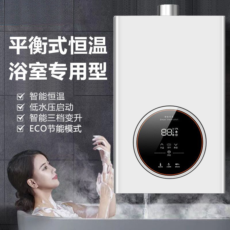 燃气热水器变频恒温增压防冻零冷水强排式平衡式家用批发厂家工厂