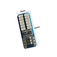 Автомобильный светодиодный светильник с декодированием T10 3014 24smd, ширинный светильник W5W, лампа для чтения номерного знака, небольшой светильник для мотоцикла