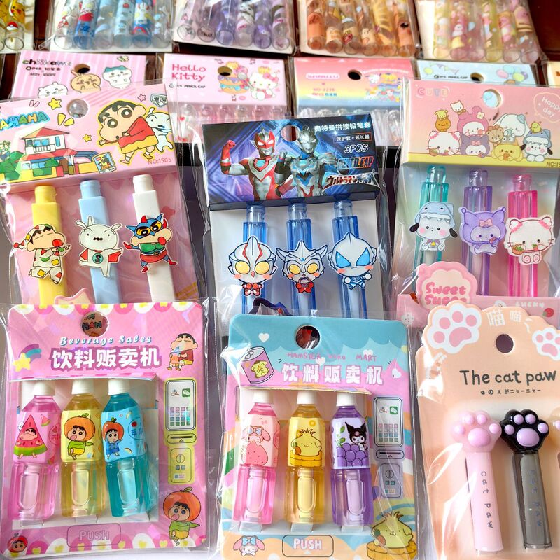 New Pencil Case Cartoon Animation Peripheral Creative High Color Value Cute Pencil Anti-stamp Protective Case Pencil Case Wholesale New Pencil Case Cartoon Animation Peripheral Creative High Color Value Cute Pencil Anti-stamp Protective Case Pencil Case Wholesale