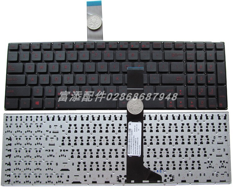 For Asus Flying Fortress FX50 FX50J FX50JK FX50JX GX50JX keyboard Orange word For Asus Flying Fortress FX50 FX50J FX50JK FX50JX GX50JX keyboard Orange word