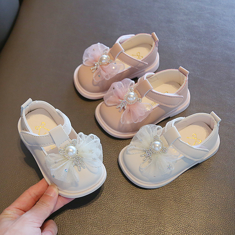 New Year Old Girl Princess Autumn Fashionable Baby Soft Sole Walking Children's Korean Edition Single Shoe Leather Shoes_voghion.com