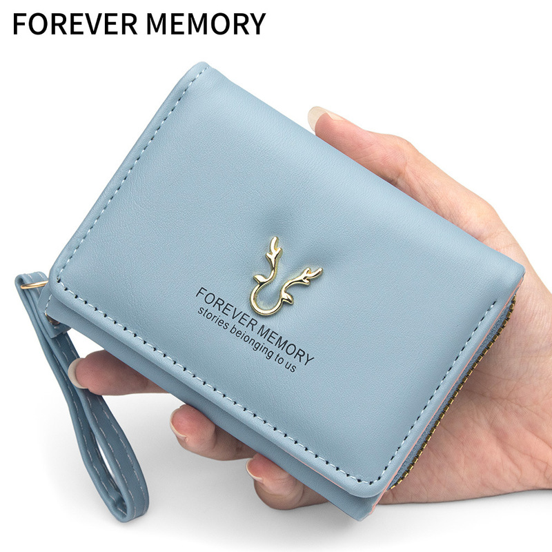 New cross-border women's short wallet, multifunctional zipper clutch bag, coin purse, two-in-one card holder and storage bag
