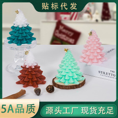 クリスマスキャンドル雰囲気お土産手作りロマンチックなクリスマスプレゼントクロスボーダークリスマススタイルキャンドル卸売り