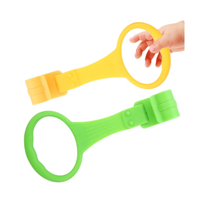 Anillo de tracción manual ajustable para vallas para niños, anillo de suspensión para bebés de pie, cama de gimnasio, valla, ejercicio de fuerza del brazo