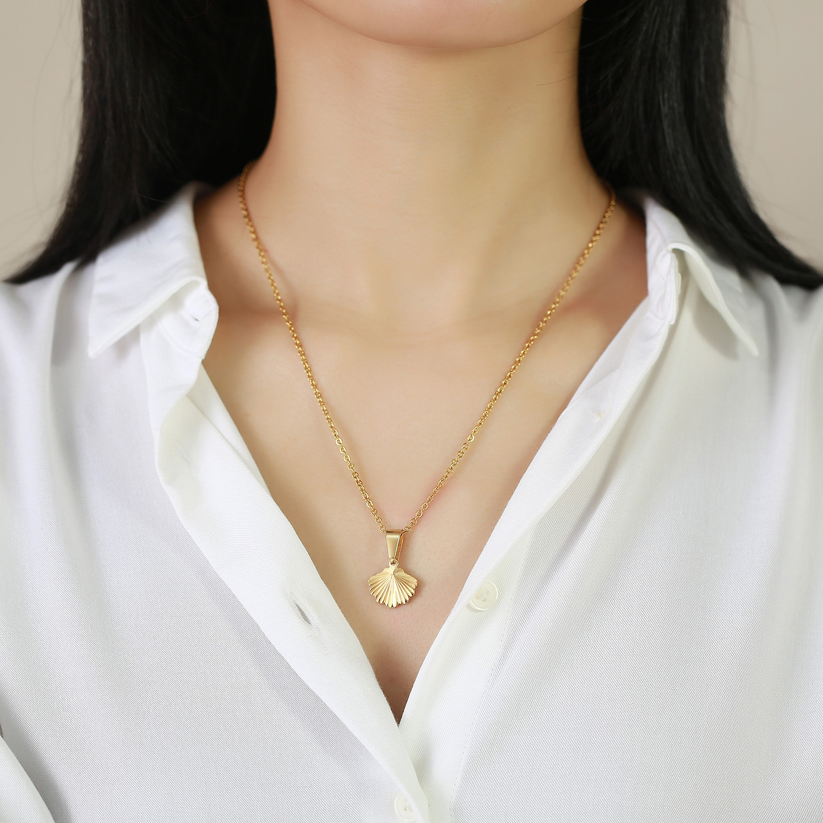 Simple Style Star Stainless Steel Plating Pendant Necklace 1 Piece