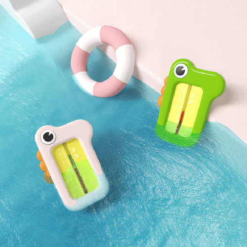 Cartoon Digital Thermometer Children's Bathing and Water Play Toy Infant Water Temperature Meter Bathroom Long Strip Water Temperature Gauge