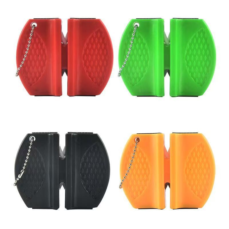 家庭用ミニナイフ研ぎ器キッチンバタフライハンドヘルド手動ナイフ研ぎ器多機能骨はさみ包丁クイック研ぎ|undefined