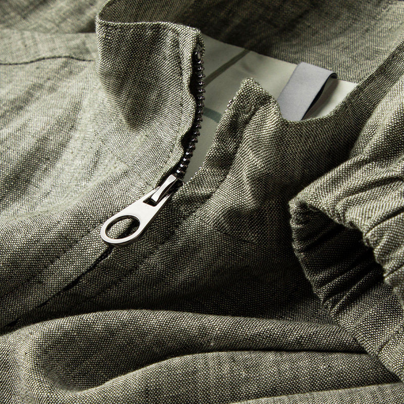 Old Money Style High-End Linen Half-Turtleneck Jacket for Men, New Winter Casual Loose Trendy Versatile Jacket Top Old Money Style High-End Linen Half-Turtleneck Jacket for Men, New Winter Casual Loose Trendy Versatile Jacket Top