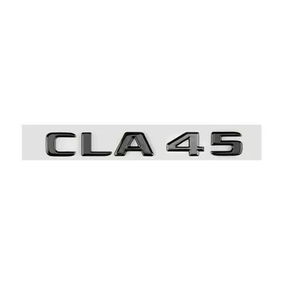 CLA45 emblem, CLA220 car emblem, Car logo - standard-cla45-same-as-the-original-car-glossy-black