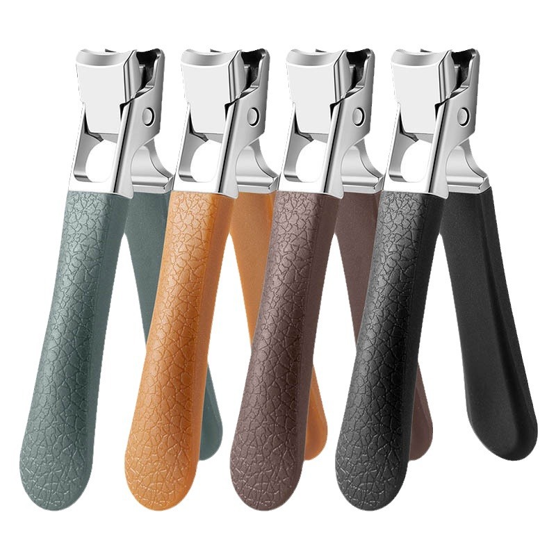 Nuevo cortaúñas gruesa armadura de uñas herramienta anti-salpicaduras cortaúñas grandes cortaúñas HOGAR DE ACERO INOXIDABLE cortaúñas