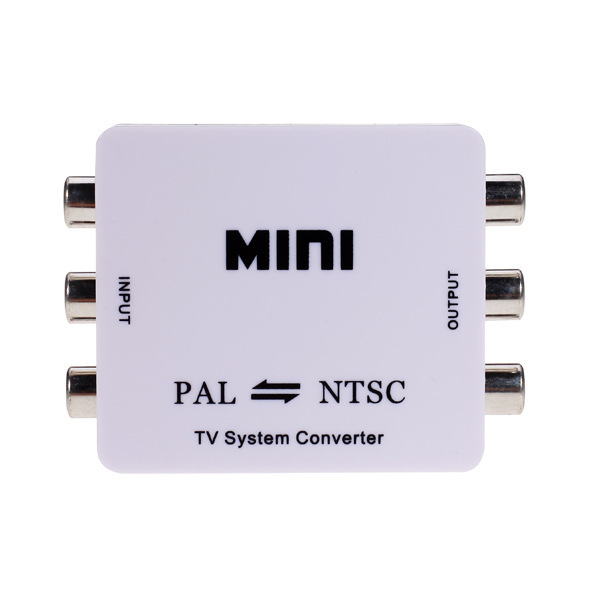 PAL转NTSC视频制式转换器 P/N互转 NTSC转PAL转换器AV转RAC线