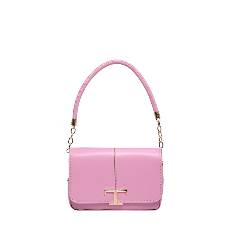 Bolso cuadrado pequeño de cuero suave cadena 2024 moda otoño e invierno nuevo bolso de mensajero literario color caramelo bolso de hombro de estilo perezoso