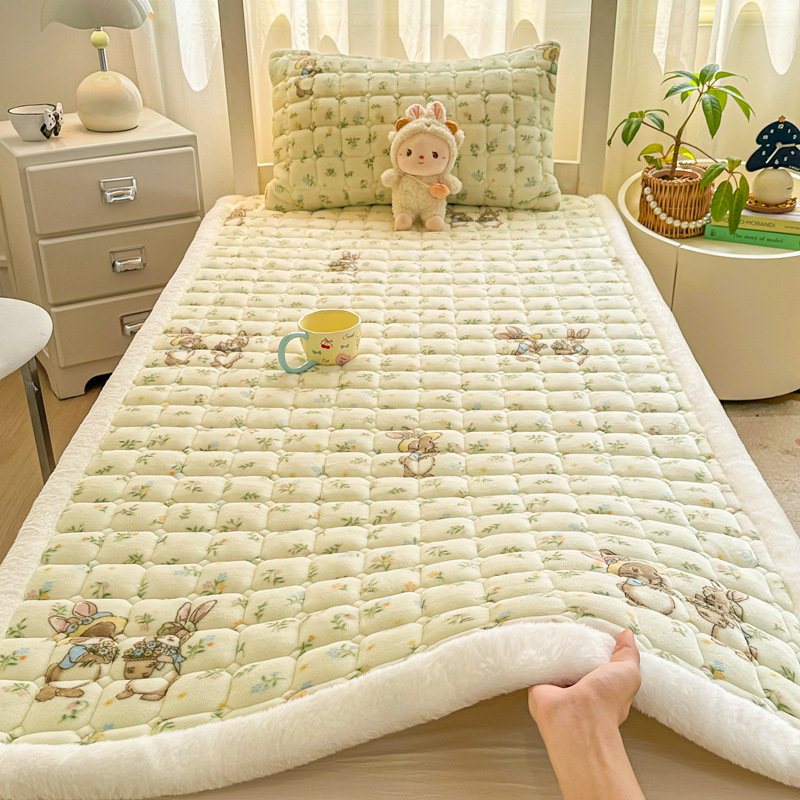 Colchón de terciopelo caliente de invierno de clase A materna y infantil colchón de terciopelo de leche colchón tatami dormitorio colchón de dormitorio