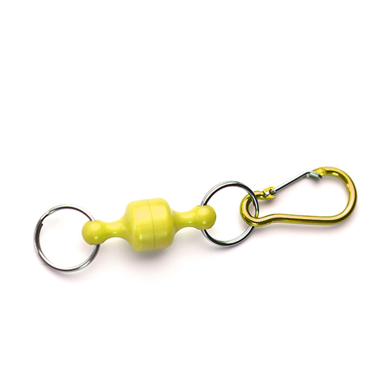 Hebilla de resorte tipo B amarilla grande