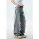 American Style Washed Pants Men's Spring, Summer and Autumn Wear 2025 New cleanfit Straight Tube Loose Wide Leg Jeans