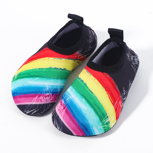Delicate Breathable Beach Shoes, Cute Parent-Child Rafting Shoes, Summer Unisex Children's Floor Socks, Non-slip, Anti-cut Soft Sole Shoes