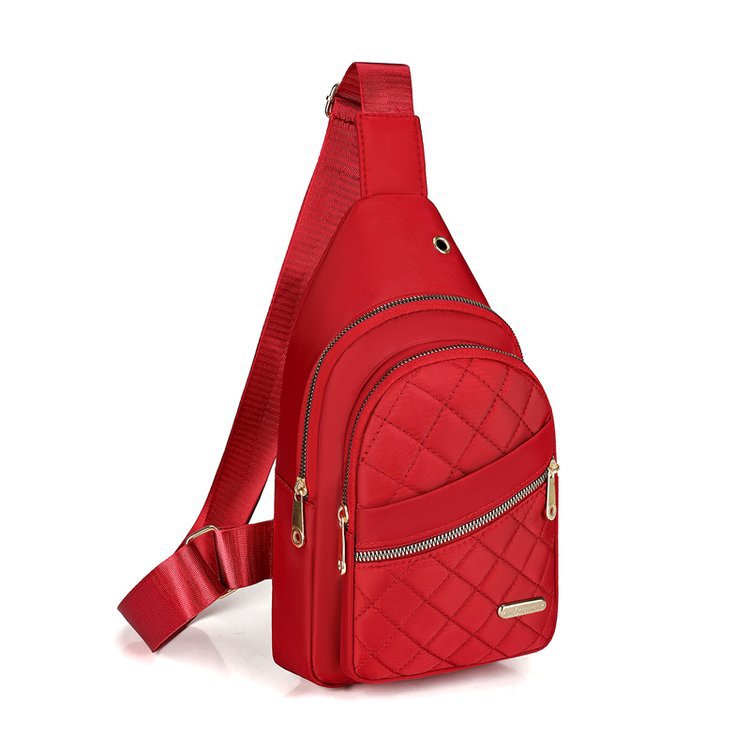 Bolso de pecho de moda simple transfronteriza, bolso de hombro de diamante simple, bolso de hombro de viajes diarios.