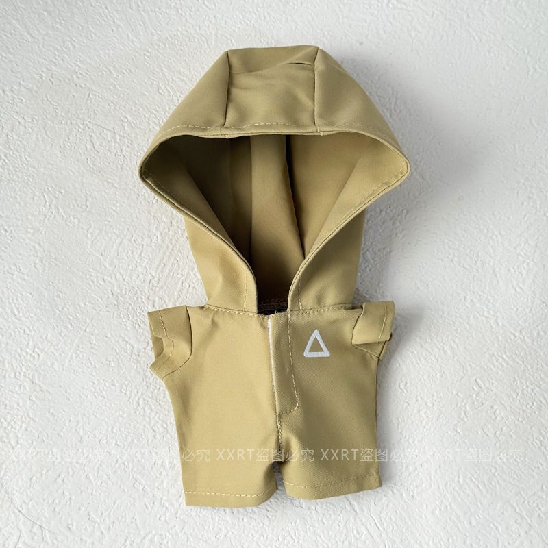 一二三代拉布布娃衣搪胶公仔一二三代labubu衣服潮流冲锋衣护目镜|undefined