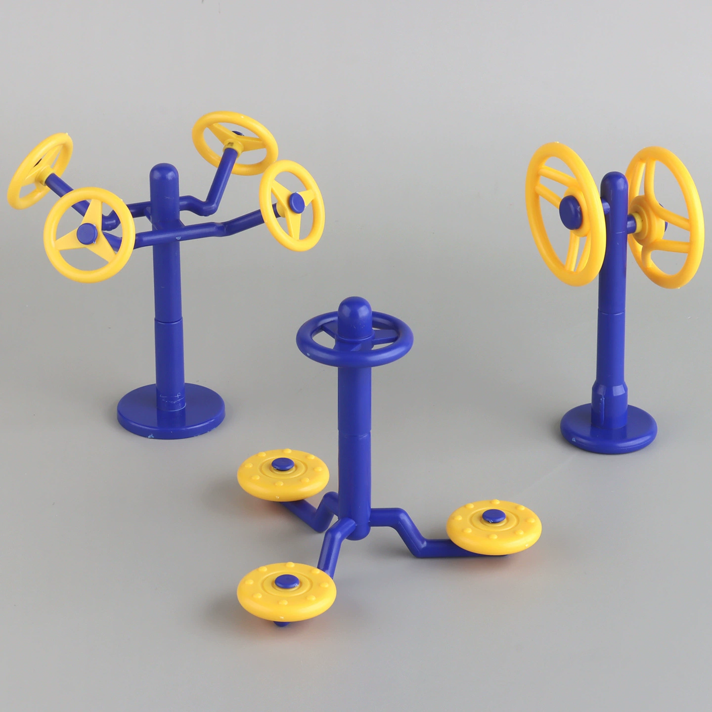 Аксессуары для миниатюрных кукольных домиков, уличное фитнес-оборудование, ручка для тренировки талии для троих, миниатюрная имитация, оптовая продажа через границу