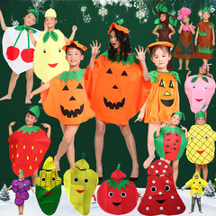 Costume for children's day performance, halloween eco-friendly costume, parent-child show clothes, parent-child party attire