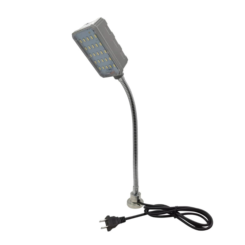 Светодиодный светильник для станков, освещение для швейных машин, настольная лампа для станков, 220В 10Вт магнитное промышленное освещение, светодиодный светильник для фрезерных станков