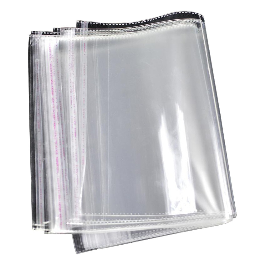 En stock al por mayor OPP bolsa transparente adhesivo autoadhesivo bolsa de ropa de embalaje bolsa de plástico máscara auto-Sellado PP bolsa