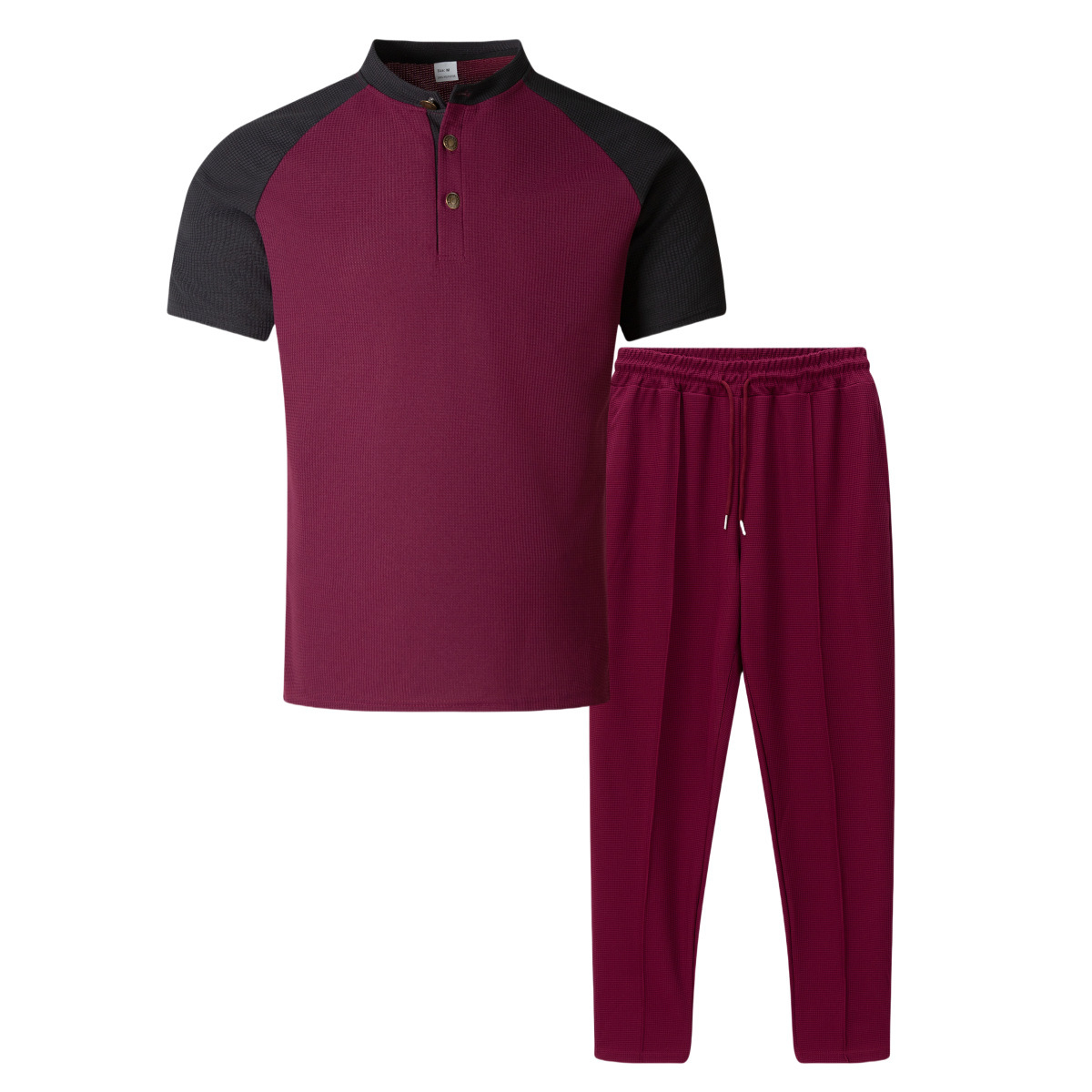 Ensemble décontracté homme t-shirt manches courtes et pantalon_voghion.com