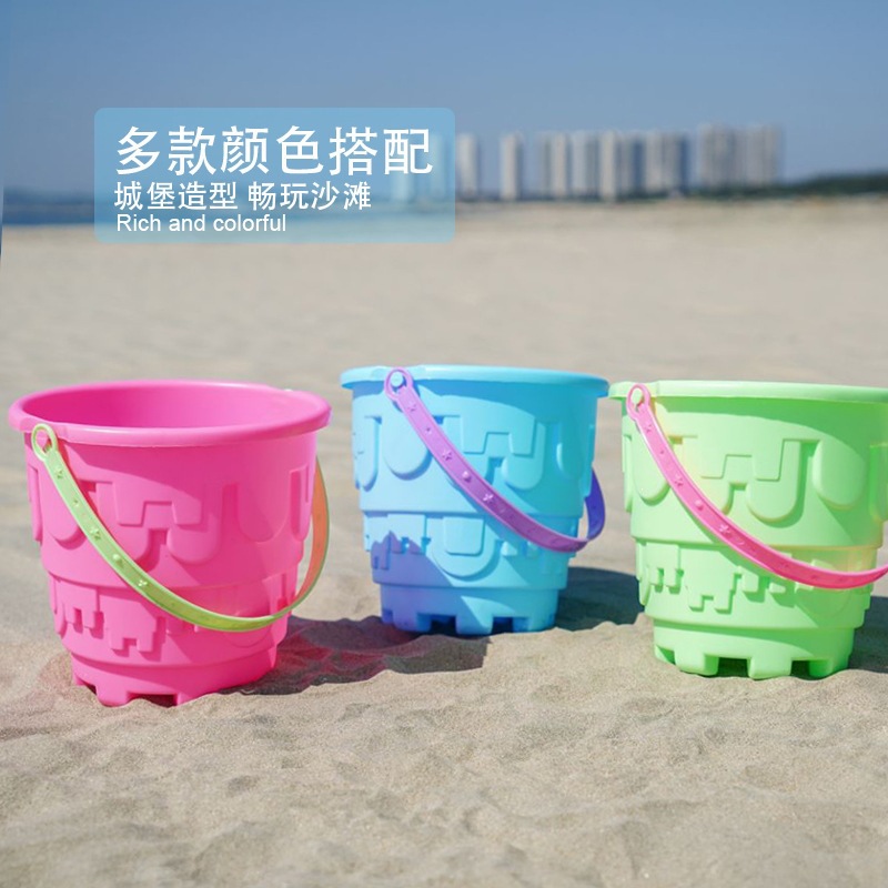 Juguetes de playa para niños grandes juegos de agua al aire libre bucket de arena herramientas de castillo pala embudo al por mayor