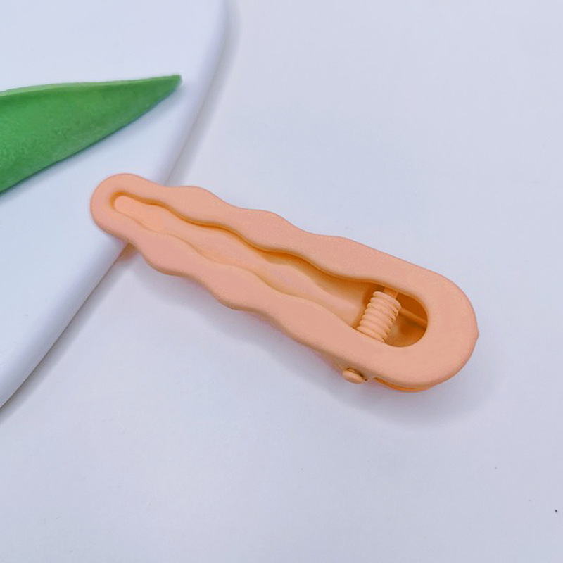 糖果色波浪发夹批发可爱发饰刘海夹diy边夹马卡龙侧边碎发夹子发