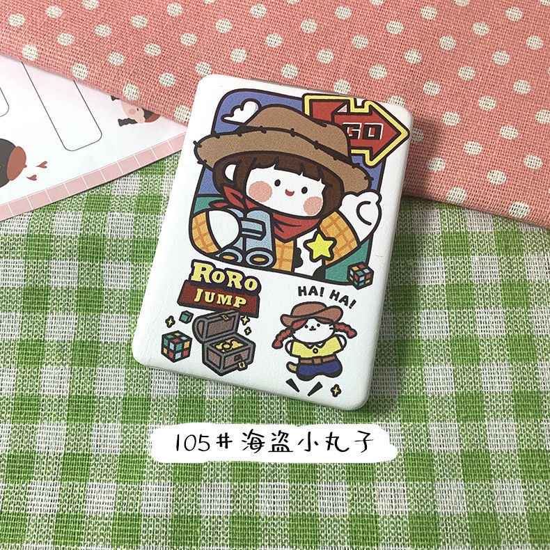 Handheld folding mirror, cute bag for students, new collection
