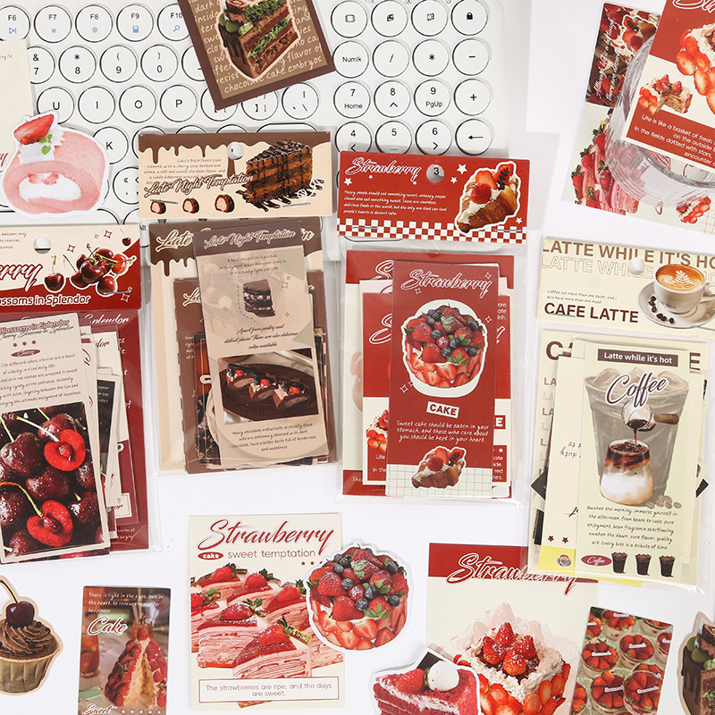 Xinqi Xinhan Department of Big Eat Series Sticker Package Food INS Decoration Various Material Decoration Material Xinqi Xinhan Department of Big Eat Series Sticker Package Food INS Decoration Various Material Decoration Material