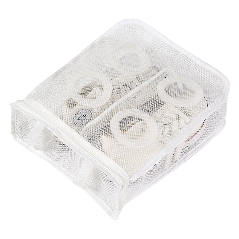 Bolsa para lavar zapatos para evitar la deformación, bolsa de malla gruesa para cubrir zapatos para personas que no quieren esfuerzo, bolsa de secado especial para colgar en la lavadora, bolsa para lavar y proteger.