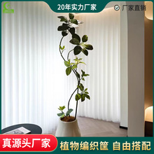 源头厂家孟加拉榕仿真绿植高端轻奢室内客厅仿生花大型落地假盆栽