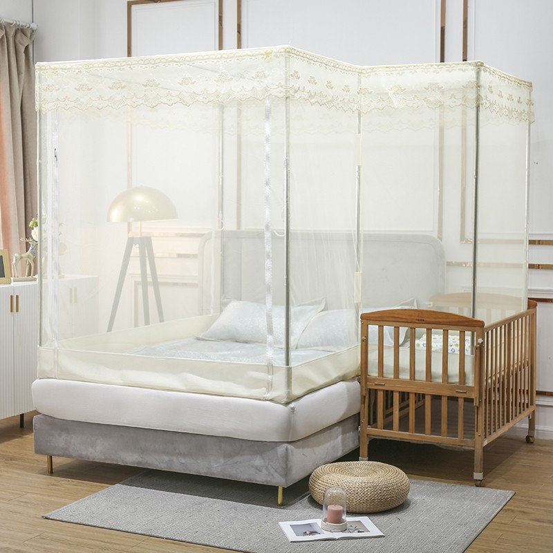 3Ew1 Custom-Made Large and Small Splicing Bed Mosquito Net Double Bed Extra Large Widened Kidsren's Bed Special Size Tatami Mosquito Net