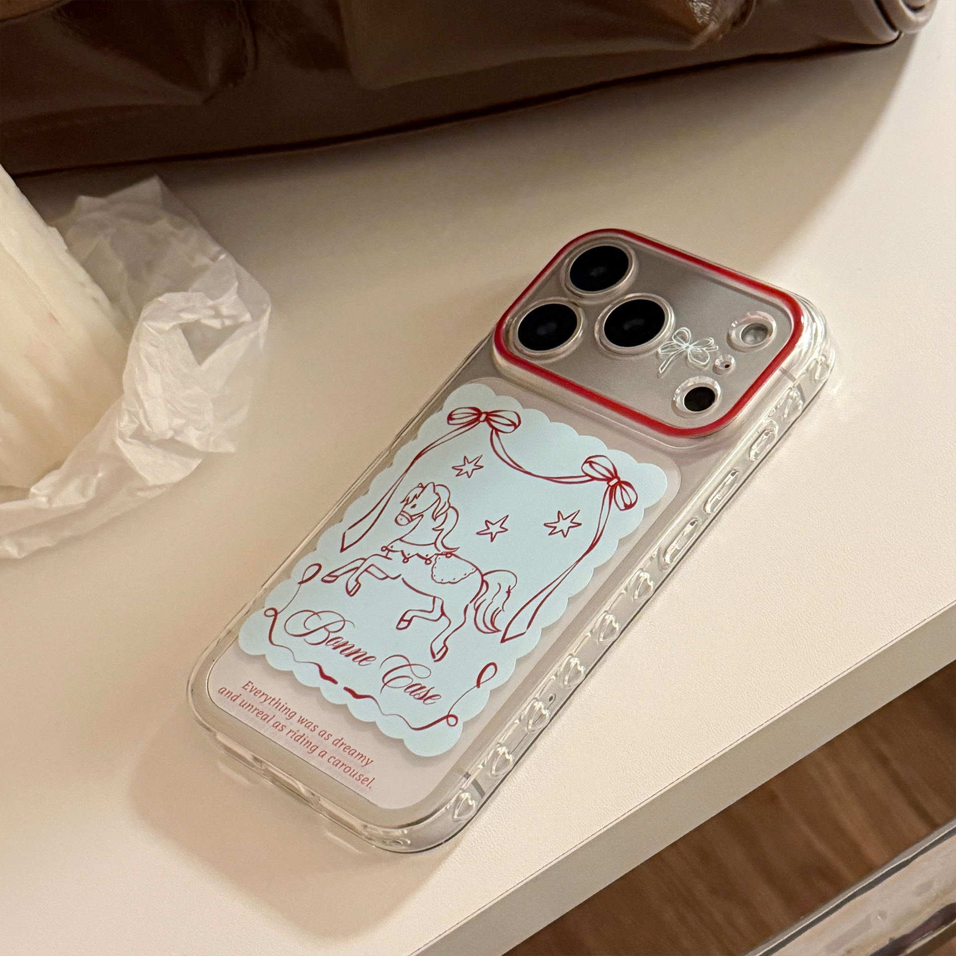 Transparent Cartoon Protective Phone Case For Iphone Series_voghion.com