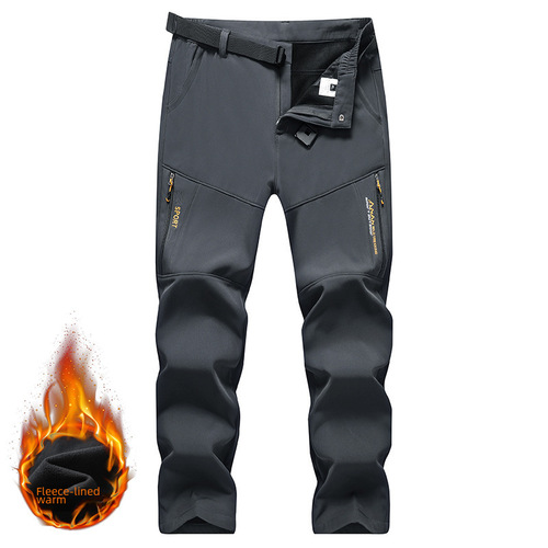 Outdoor men and women's winter waterproof windproof breathable hiking and skiing pants with warm insulation hiking and skiing pants