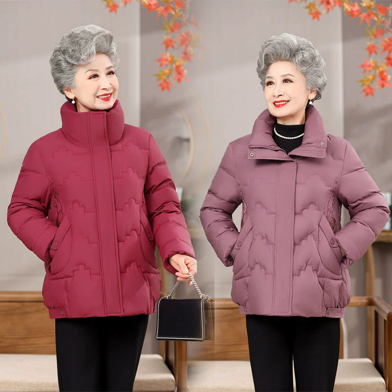 Пуховик для мам, осенне-зимняя короткая куртка 2023, новая зимняя мода, легкая хлопковая одежда в западном стиле