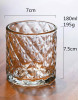 Candle, glossy transparent aromatherapy