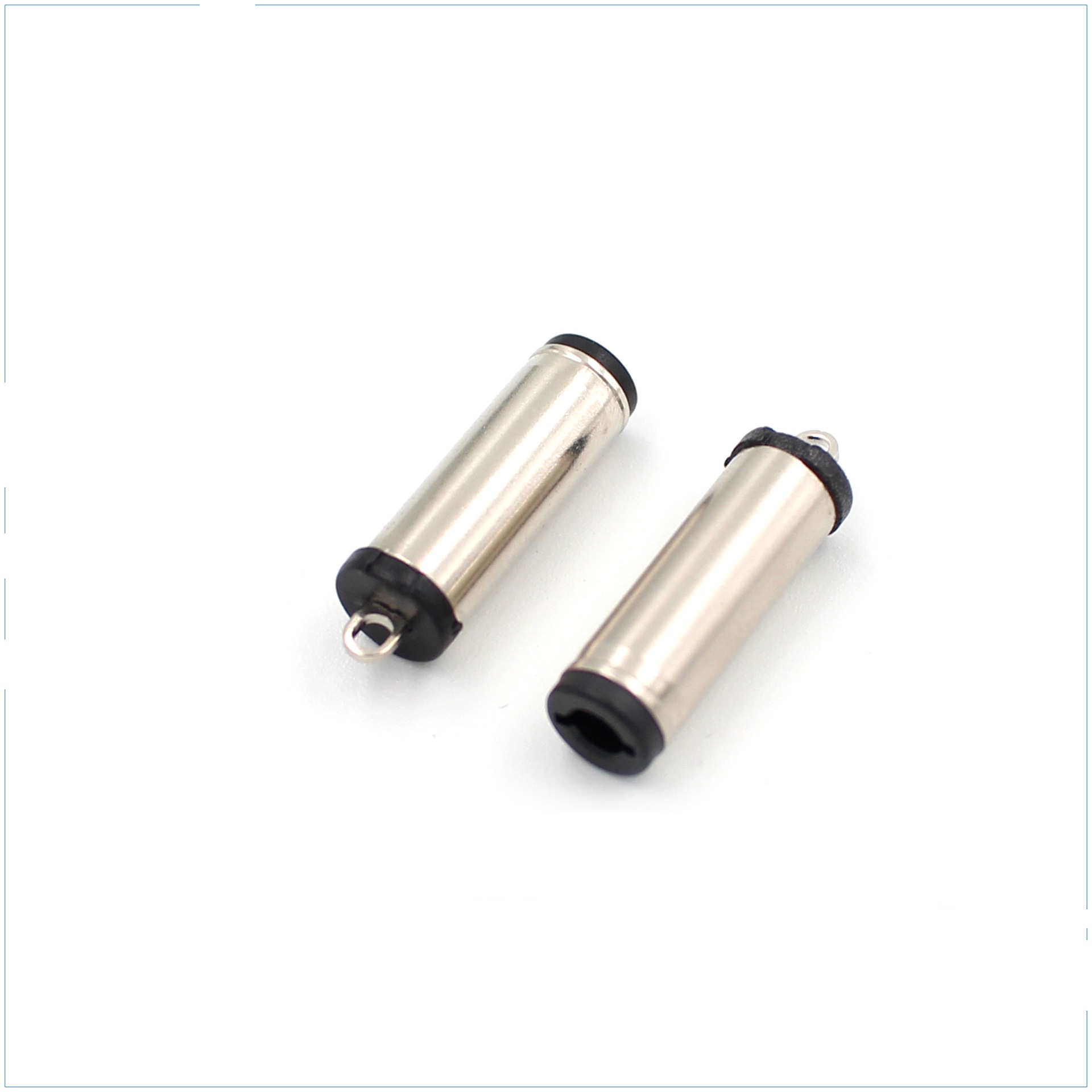 6530DC插头6.5音叉公头环保插座连接器插头大电流插头欧规DC插头