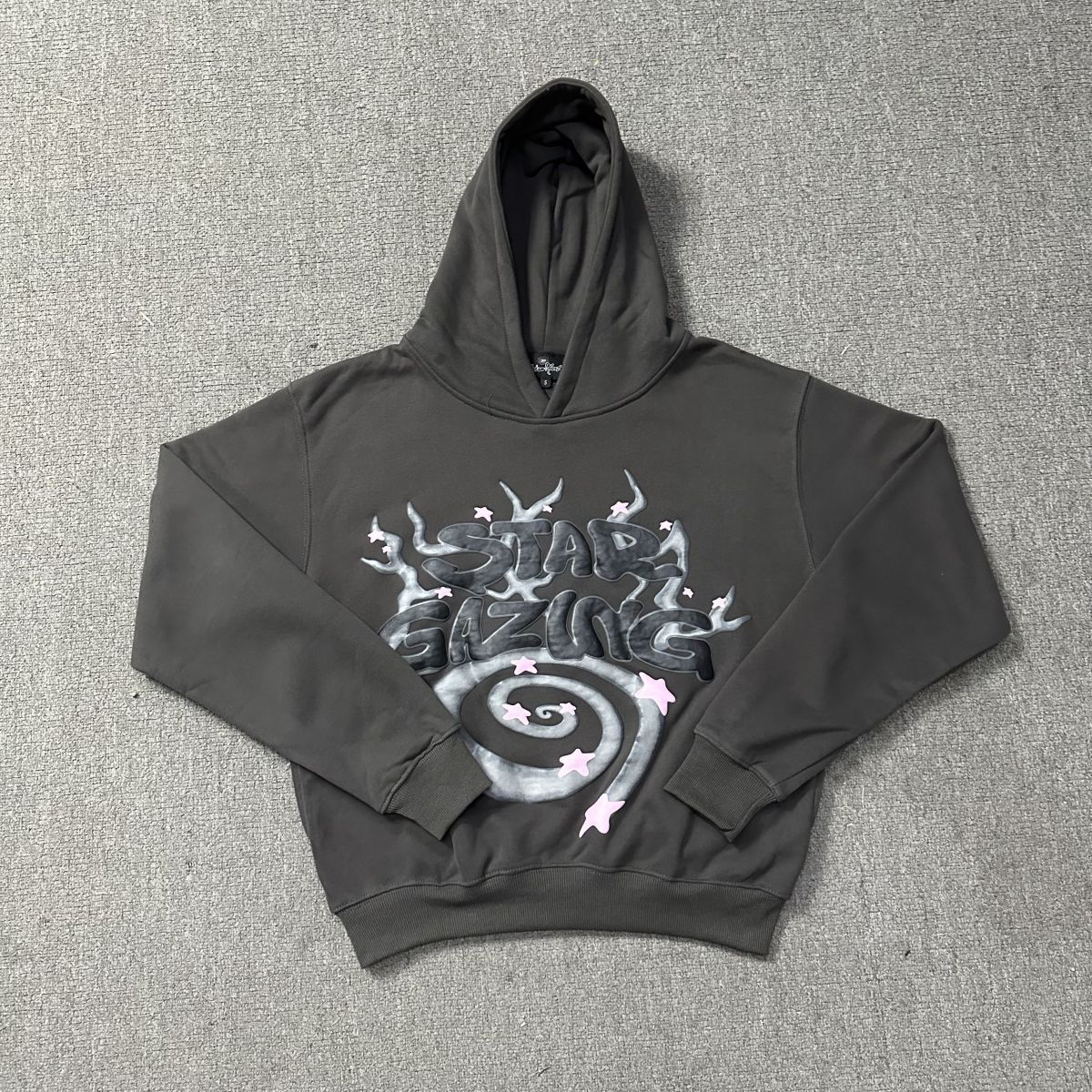 Broken Planet Star Gazing Hoodie Sweater Charcoal