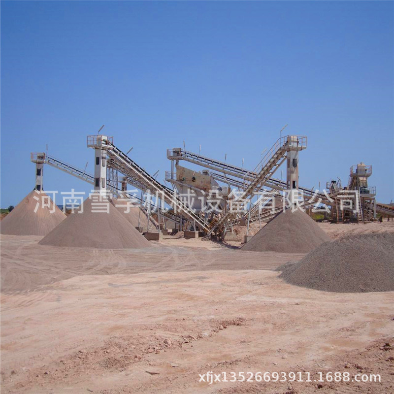 玄武岩鹅卵石砂石骨料破碎制砂生产线 建筑垃圾石子石料破石机