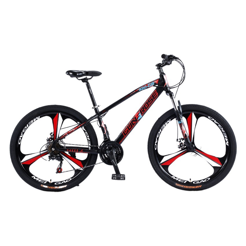 Bicicleta de montaña transfronteriza hombres adultos mujeres velocidad variable Juventud Doble amortiguador estudiante fuera de carretera bicicleta de una rueda