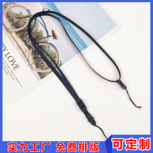 厂家批发 飞机扣双头斜跨相机吊绳 涤纶织带长款挂脖风扇手腕绳带
