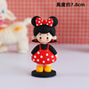 Cartoon doll for boys from soft rubber, decorations for beloved, jewelry