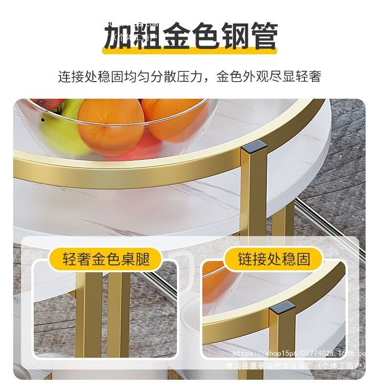 麻将机茶几双层棋牌室用烟缸茶水架麻将桌边几家用阳台小茶几桌子|undefined
